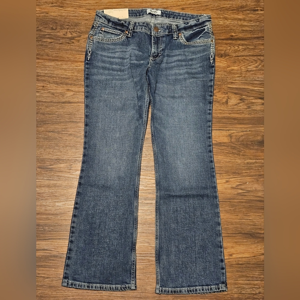 Wrangler Women's Boot Cut Jeans - Dark Blue